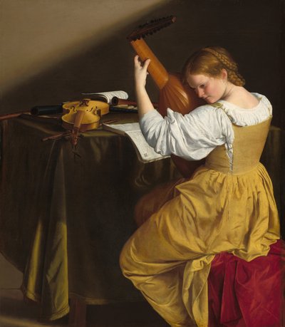 El Jugador de Laúd de Orazio Gentileschi