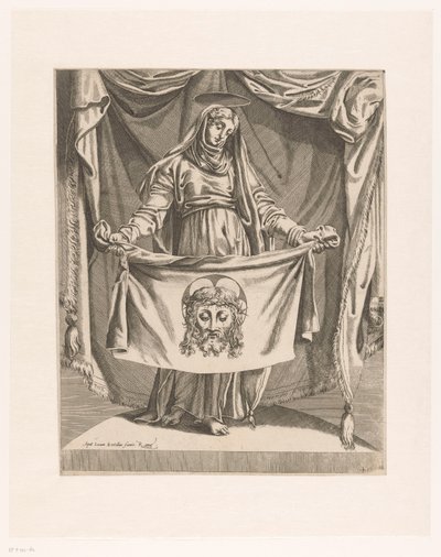 Veronica con paño de sudor de Orazio de Santis (attributed to)