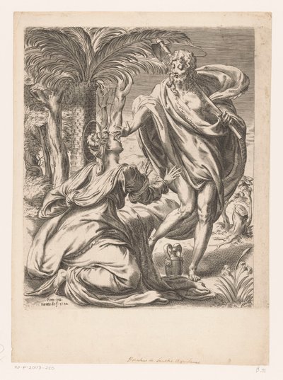 Cristo se aparece a María Magdalena (Noli me tangere) de Orazio de Santis