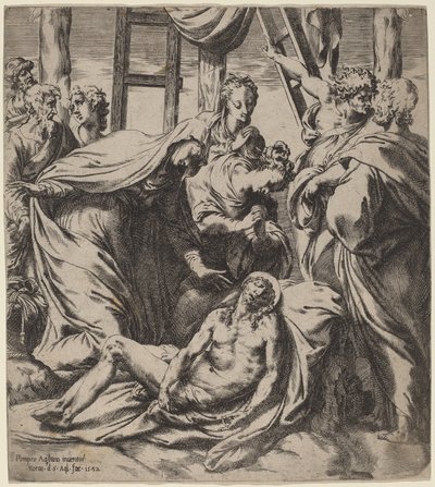 El Descendimiento de la Cruz de Orazio de Santis after Pompeo Cesura