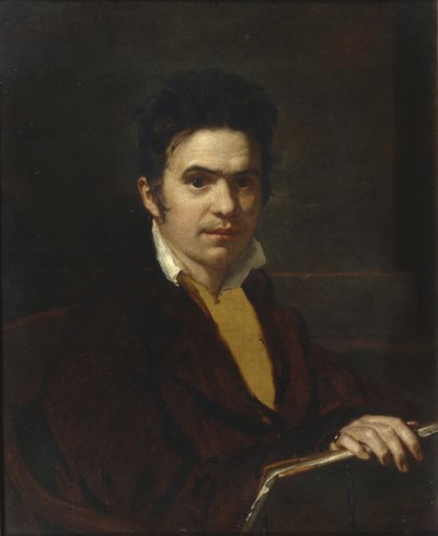 Retrato de Alexander Khristoforovich Vostokov 1781-1864, antes de 1816 de Orest Adamovich Kiprensky