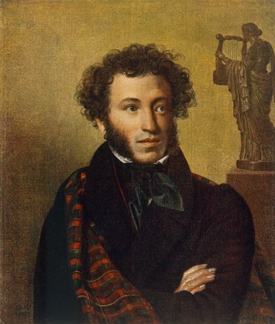 Retrato de Alexander Pushkin, 1827 de Orest Adamovich Kiprensky