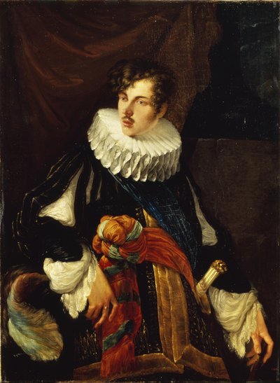 Retrato del Conde Vasily Alekseevich Perovsky 1794-1857 con traje español del siglo XVII, 1809 de Orest Adamovich Kiprensky