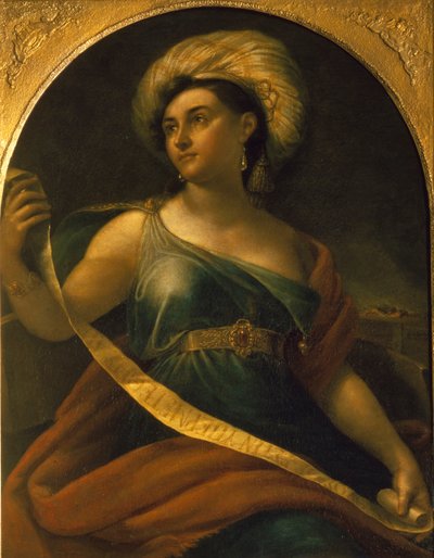 Retrato de la actriz Ekaterina Semyonova 1786-1849 como Sibila Délfica, 1828 de Orest Adamovich Kiprensky