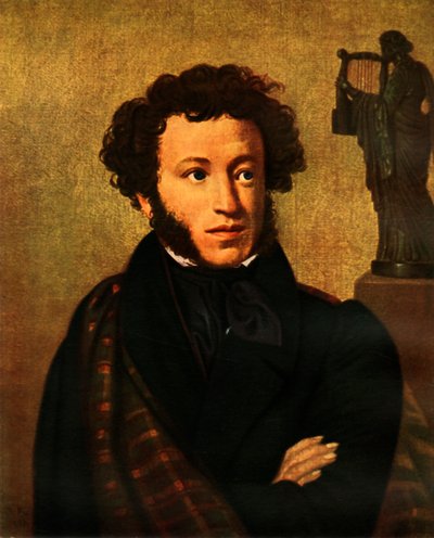 Retrato de Alexandr Sergeyevich Pushkin, 1827, 1965 de Orest Adamovich Kiprensky