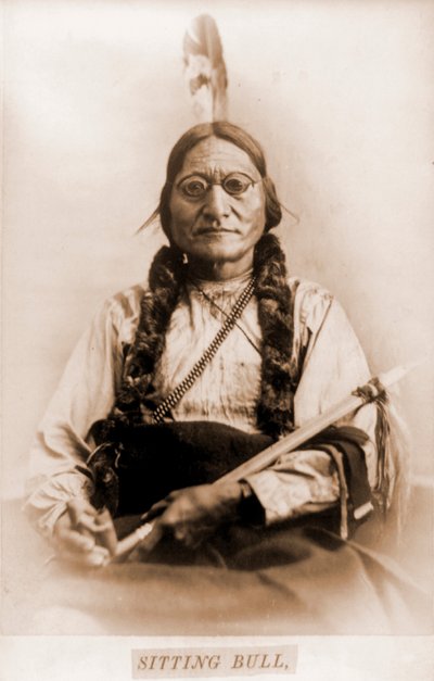 Retrato de Toro Sentado con Calumet de Orlando Scott Goff