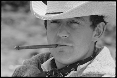 Louis Malle en el set de 