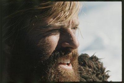Robert Redford en el set de 