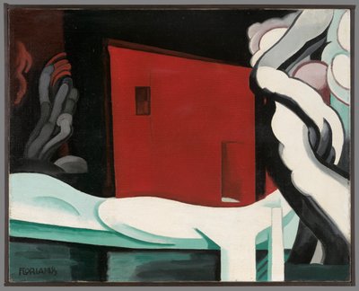 nieve y brillo de Oscar Bluemner