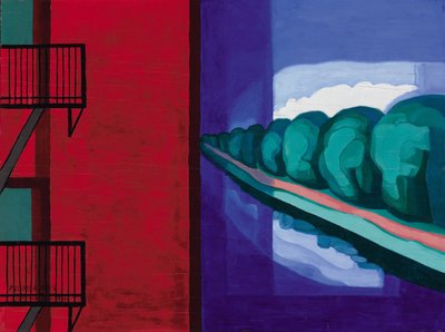 Contrastes (Dos espacios) de Oscar Florianus Bluemner