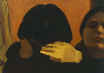 Isa en el espejo (La esposa del artista) de Oscar Ghiglia