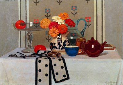 Mesa cargada de Oscar Ghiglia