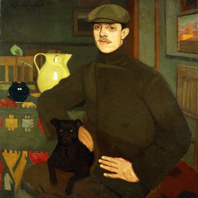 Retrato de Llewelyn Lloyd de Oscar Ghiglia