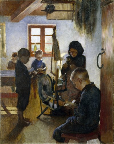 En la escuela del pueblo de Oscar Gustaf Bjorck