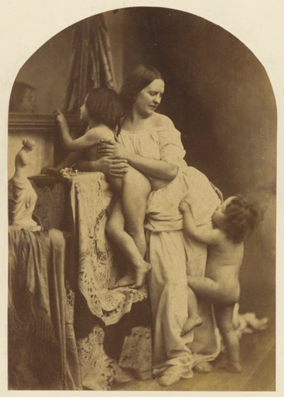 Virgen con el Niño y San Juan Bautista de Oscar Gustave Rejlander