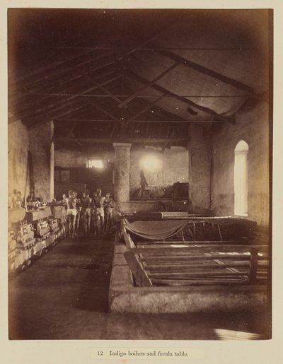 Calderas de añil y mesa de fecula de Oscar Jean Baptiste Mallitte