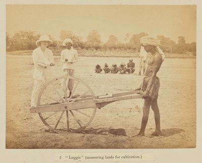 Luggie" (medición de las tierras de cultivo) de Oscar Jean Baptiste Mallitte
