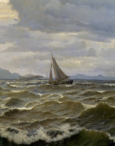 Barcos en el mar de Oscar Kleineh