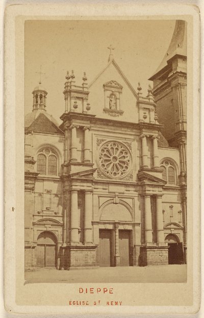 Dieppe. Eglise St. Remy. de Oscar Kramer