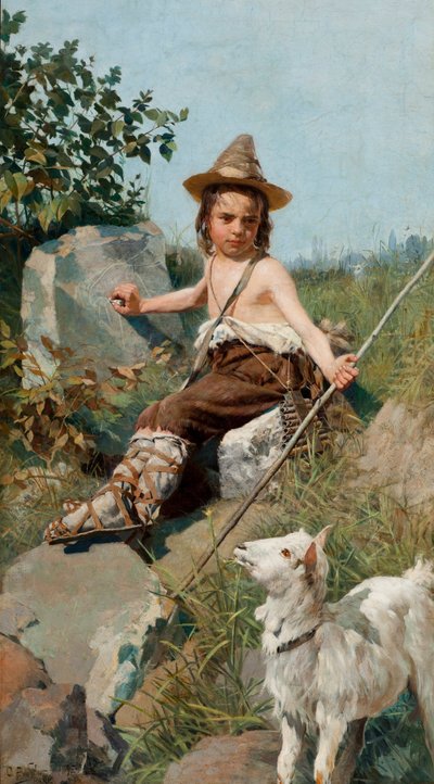 La Infancia de Giotto de Oscar Pereira da Silva
