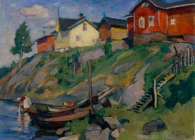 Un pueblo rural en Finlandia de Osip Emmanuilovich Braz
