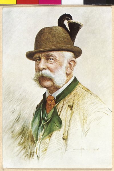 Emperador de Austria Francisco José I de Oskar Bruch