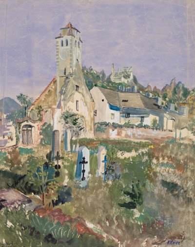 Cementerio en Dürnstein de Oskar Laske