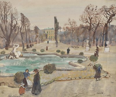 Schönbrunn (invierno) de Oskar Laske