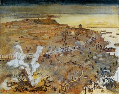 La batalla de Belgrado ... de Oskar Laske