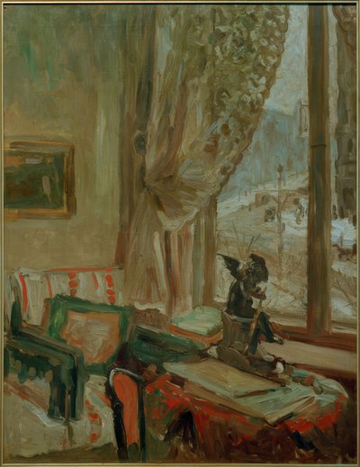 Vista desde la Casa Románica, Berlín de Oskar Moll