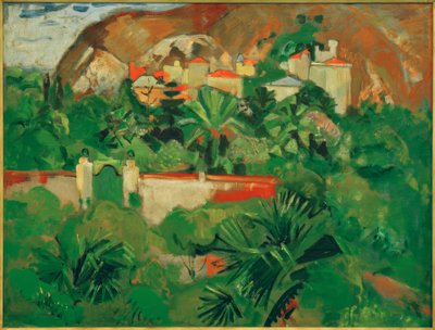 Paisaje italiano con puerta, Levanto de Oskar Moll