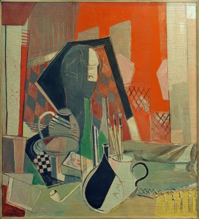 Composición en el estudio, AMA MU de Oskar Moll
