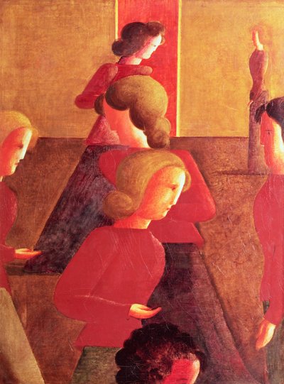 Confrontación en el espacio de Oskar Schlemmer