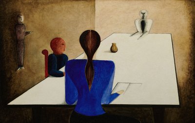 Grupo en la Mesa de Oskar Schlemmer