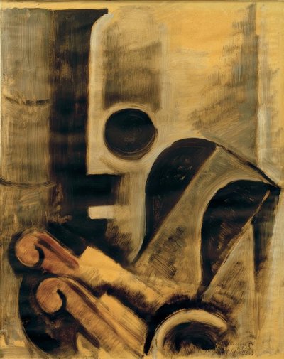 Horno y sillón III de Oskar Schlemmer