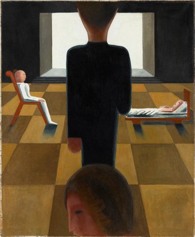 Sala de descanso, 1925 de Oskar Schlemmer