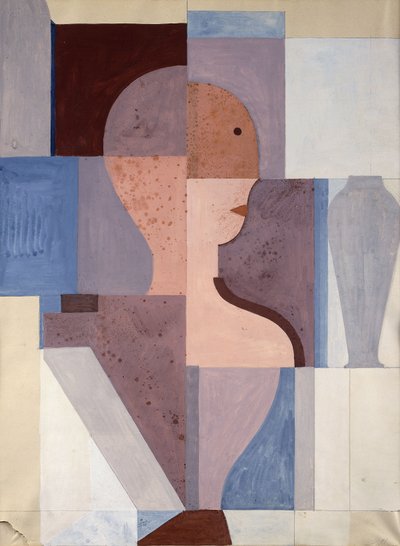 Figura Dividida a la Derecha de Oskar Schlemmer