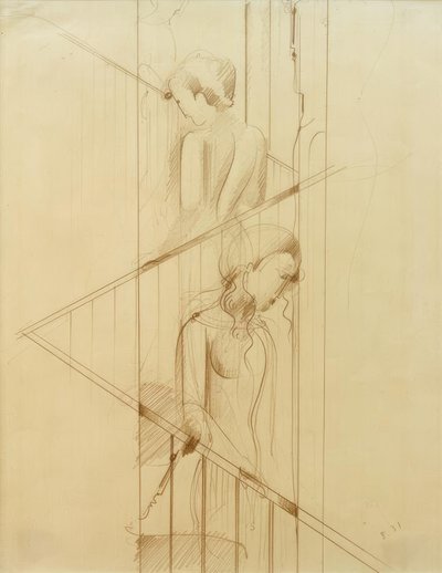 Escena de escalera de Oskar Schlemmer