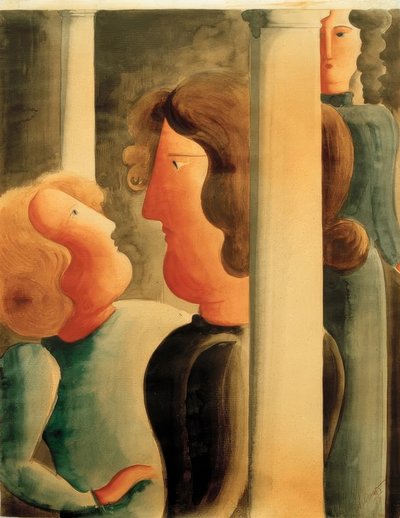 Entre columnas de Oskar Schlemmer