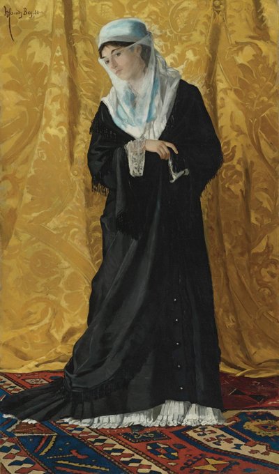 Una dama de Constantinopla de Osman Hamdi Bey