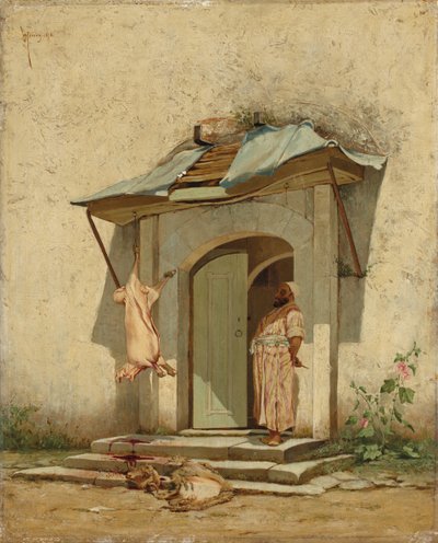 Un carnicero otomano, 1878 de Osman Hamdi Bey