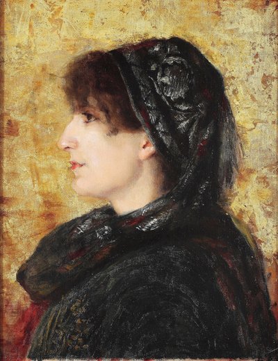 Retrato de Naile Hanim de Osman Hamdi Bey