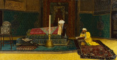En la tumba de Mahoma de Osman Pacha Zadeh Hamdy Bey