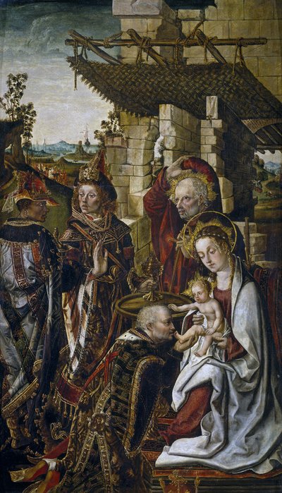 La Adoración de los Magos, c. 1490-1499 de Osona