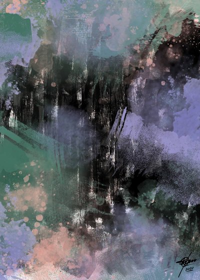 Abstracto atmosférico y sombrío de Osvaldo Russo