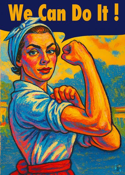 Postura del poder de la mujer fuerte de Osvaldo Russo
