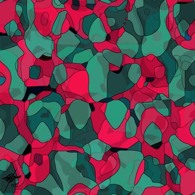 Organismos abstractos y vibrantes de Osvaldo Russo