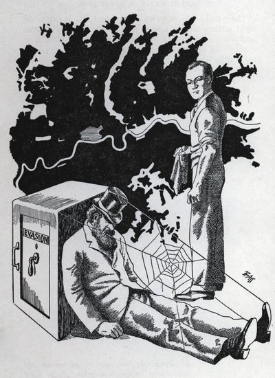 Inercia (litografía) de Oswald Charles Barrett