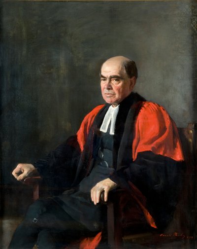 Hastings Rashdall (óleo sobre lienzo) de Oswald Hornby Joseph Birley