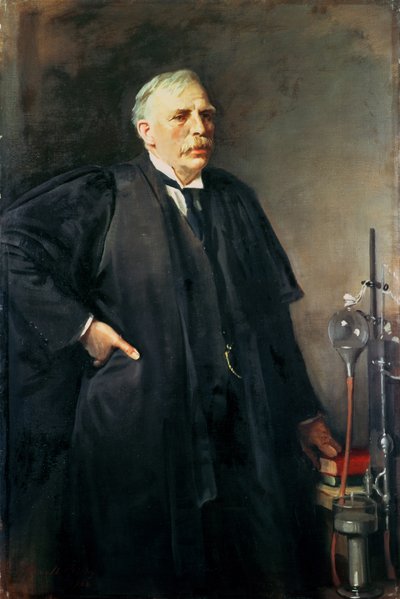 Retrato de Ernest Rutherford (1871-1937) 1932 (óleo sobre lienzo) de Oswald Hornby Joseph Birley